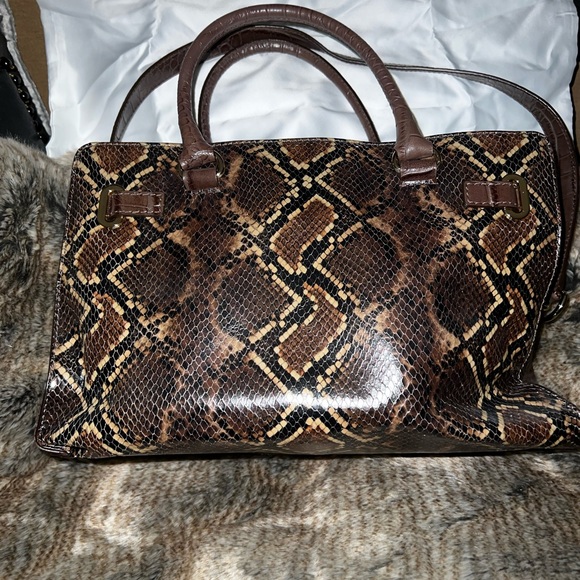 Michael Kors Python Purse - Picture 3 of 7